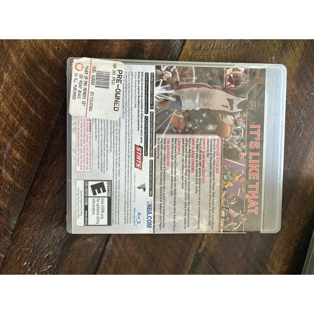 NBA 2K8 Sony PlayStation 3 PS3 Complete w/ Case Tested Works Basketball Game
